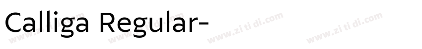 Calliga Regular字体转换